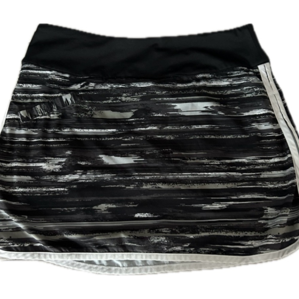 Athleta Black White Space Dye Whatever Skort
